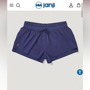 Janji Women's Blue Running AFO Shorts
